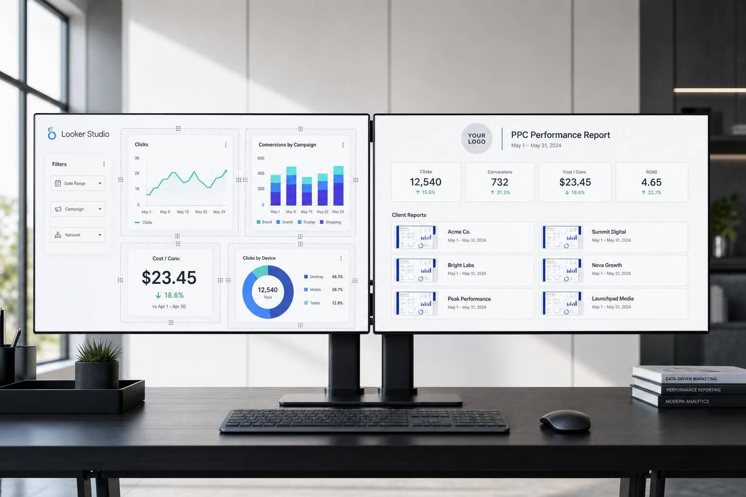 Thumbnail for: Looker Studio vs Swydo for PPC Report Automation
