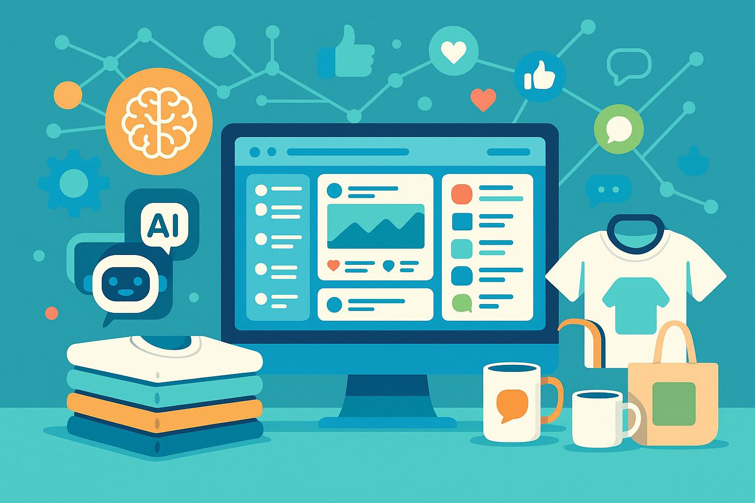 Thumbnail for: How AI Helps POD Businesses Scale Social Media
