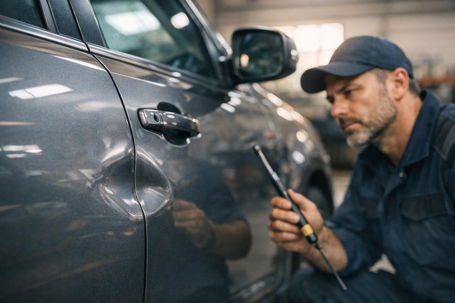 Hva koster det å fikse en bulk i bilen?