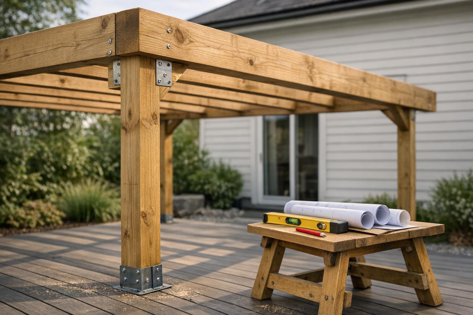 Slik lager du en pergola – med eller uten fagfolk