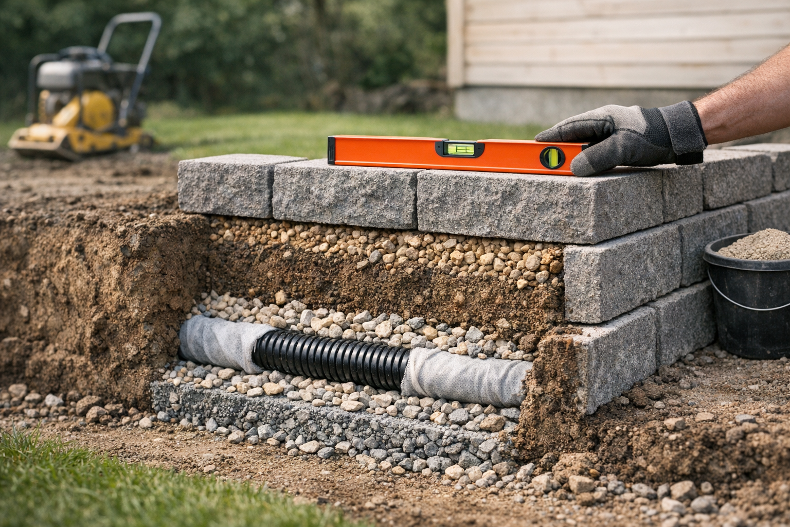 Alt du må vite før du setter opp støttemur