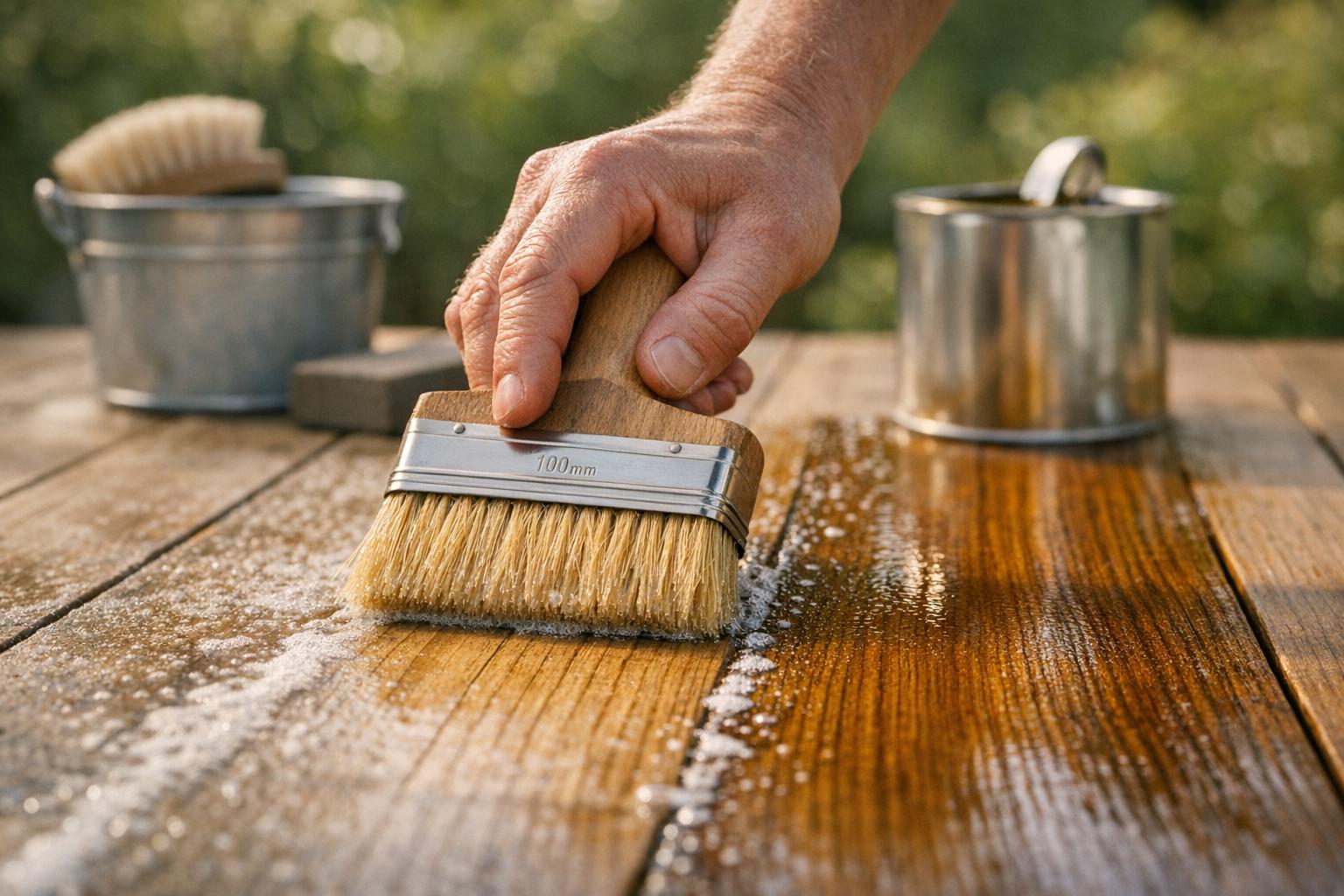 Slik vedlikeholder du terrassen før sommeren