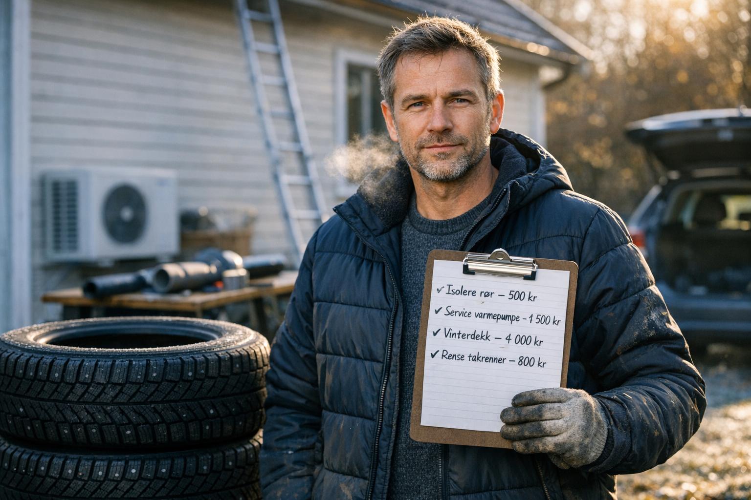 Hva bør gjøres før vinteren – og hva koster det?