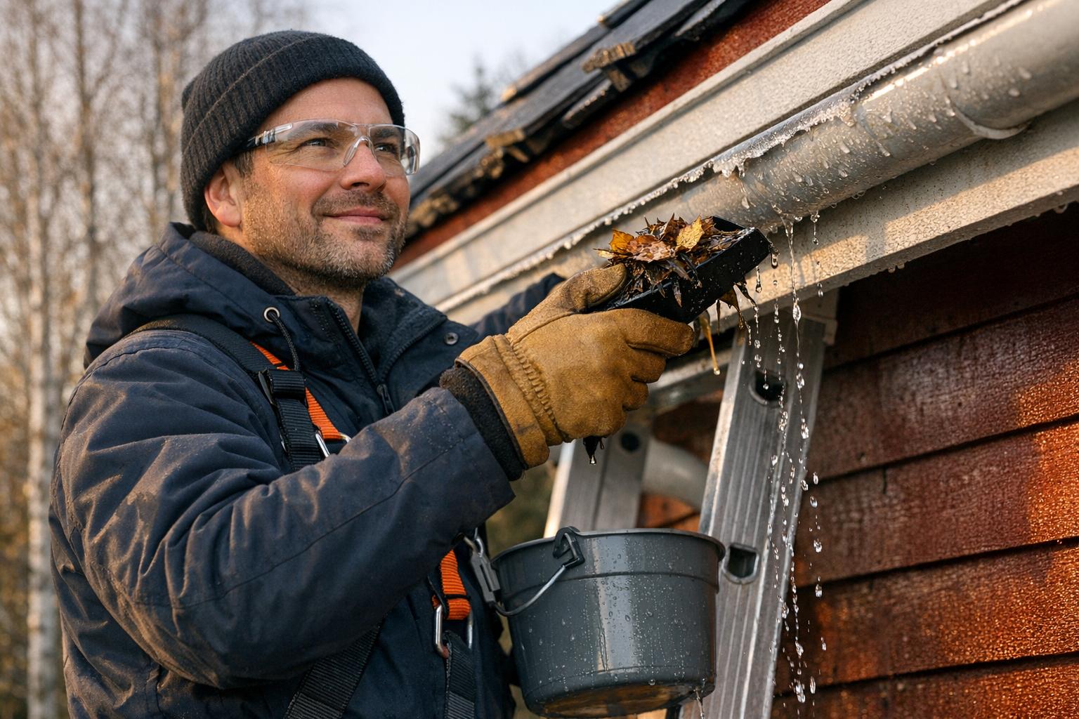 Når bør du rense takrenner og hvorfor er det viktig?