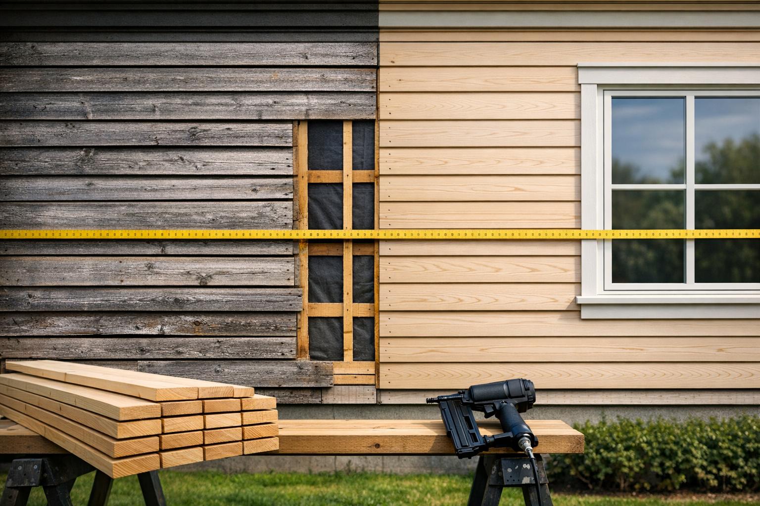Hva koster det å skifte kledning på huset?