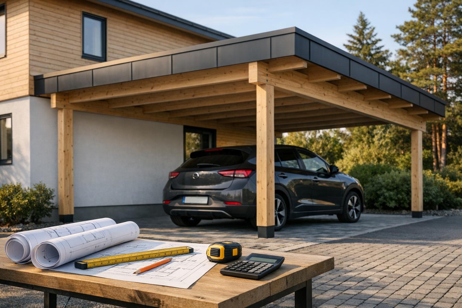 Hva koster det å bygge carport – og kan du gjøre det uten å søke?