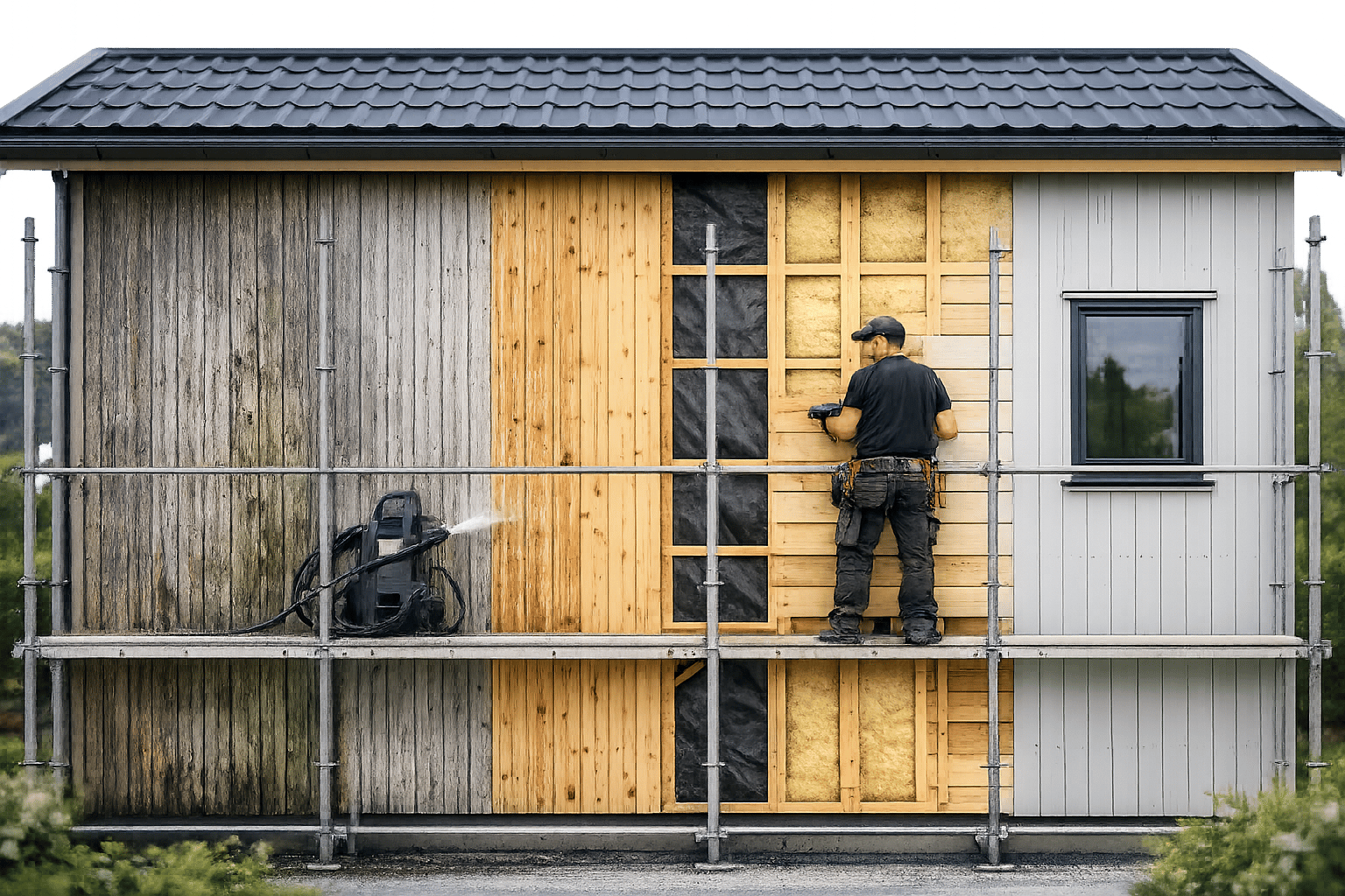 Hva koster det å renovere fasaden?