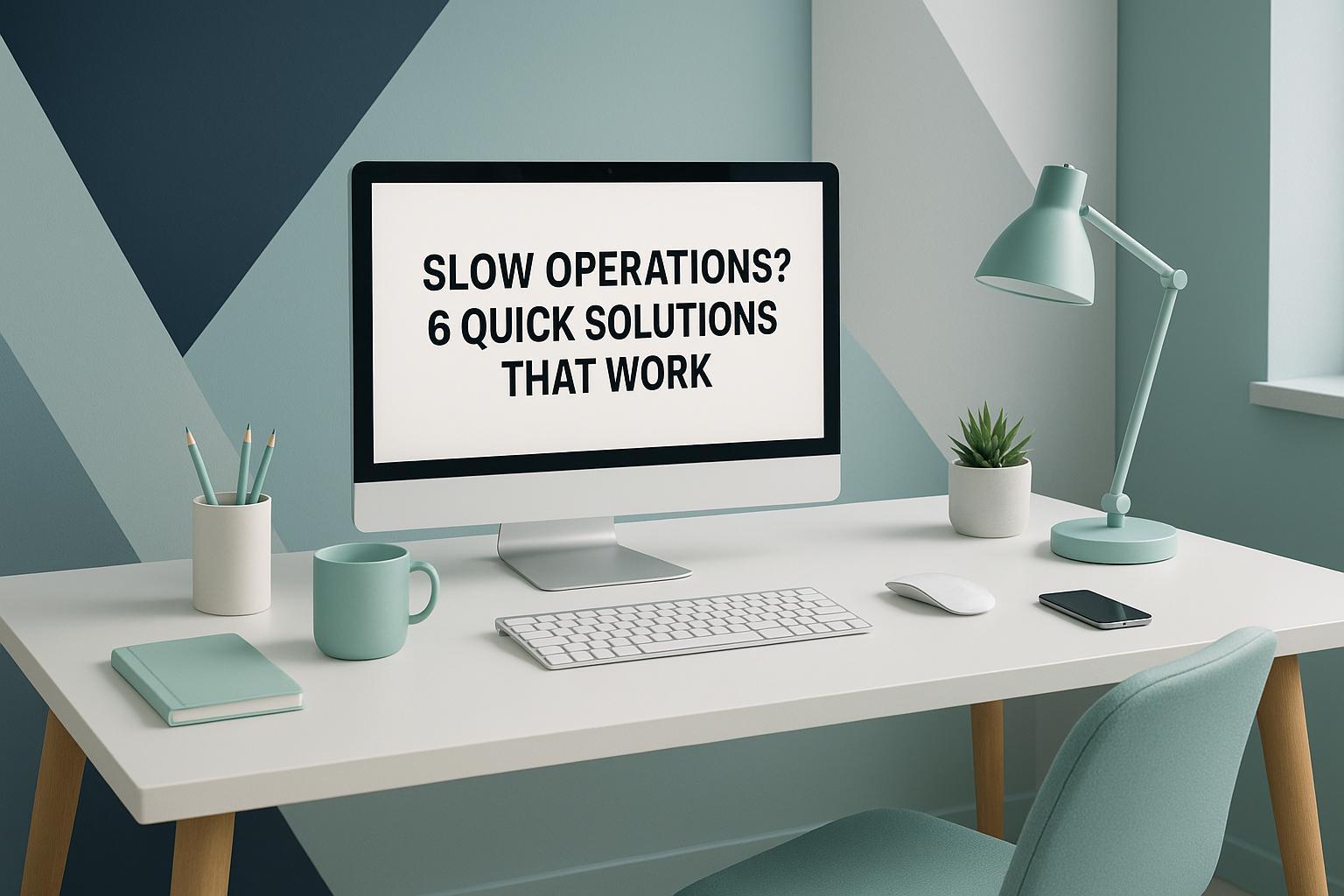 Thumbnail for: Slow Operations? 6 Quick Solutions That Work
