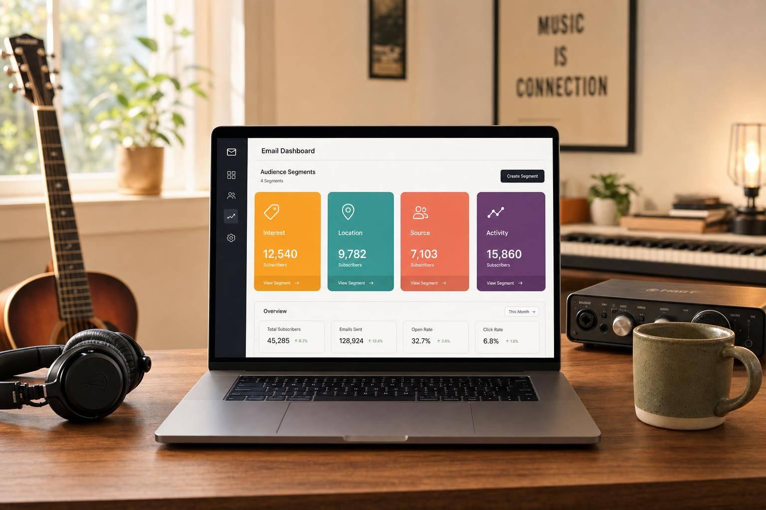 How to Segment Email Lists for Musicians 2026