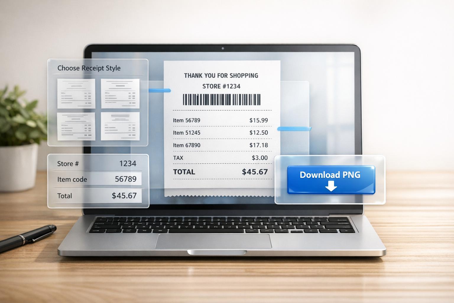 How to Use a Walmart Receipt Generator for Events Safely
