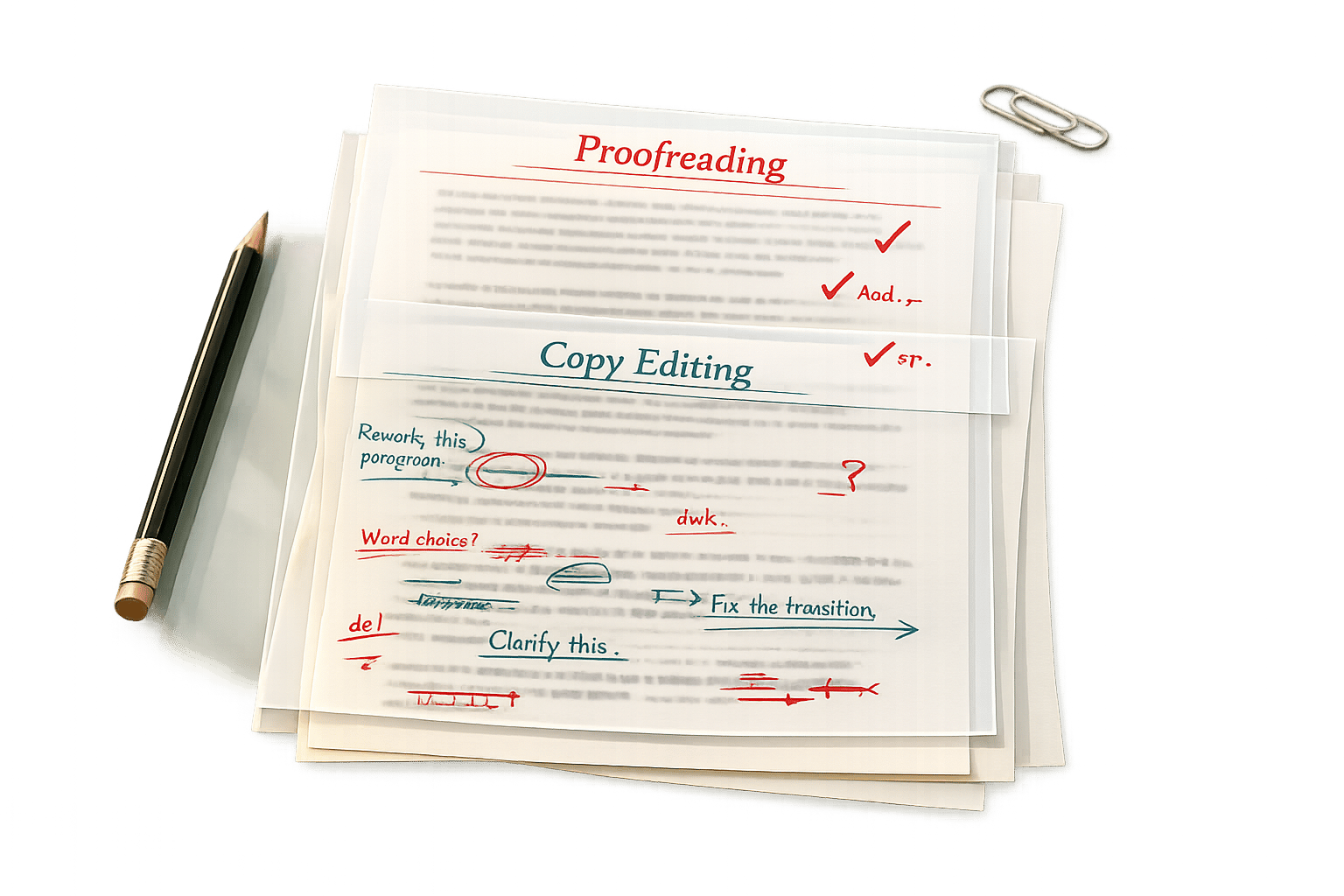 Copy Editing vs Proofreading: What Writers Need at Each Draft Stage ...