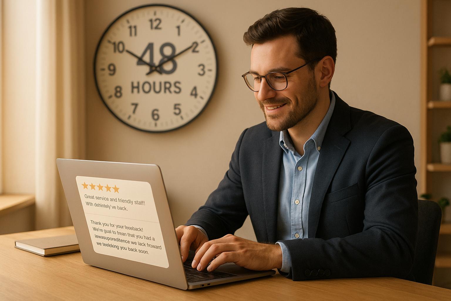 Thumbnail for: 48 heures : délai optimal pour répondre aux avis