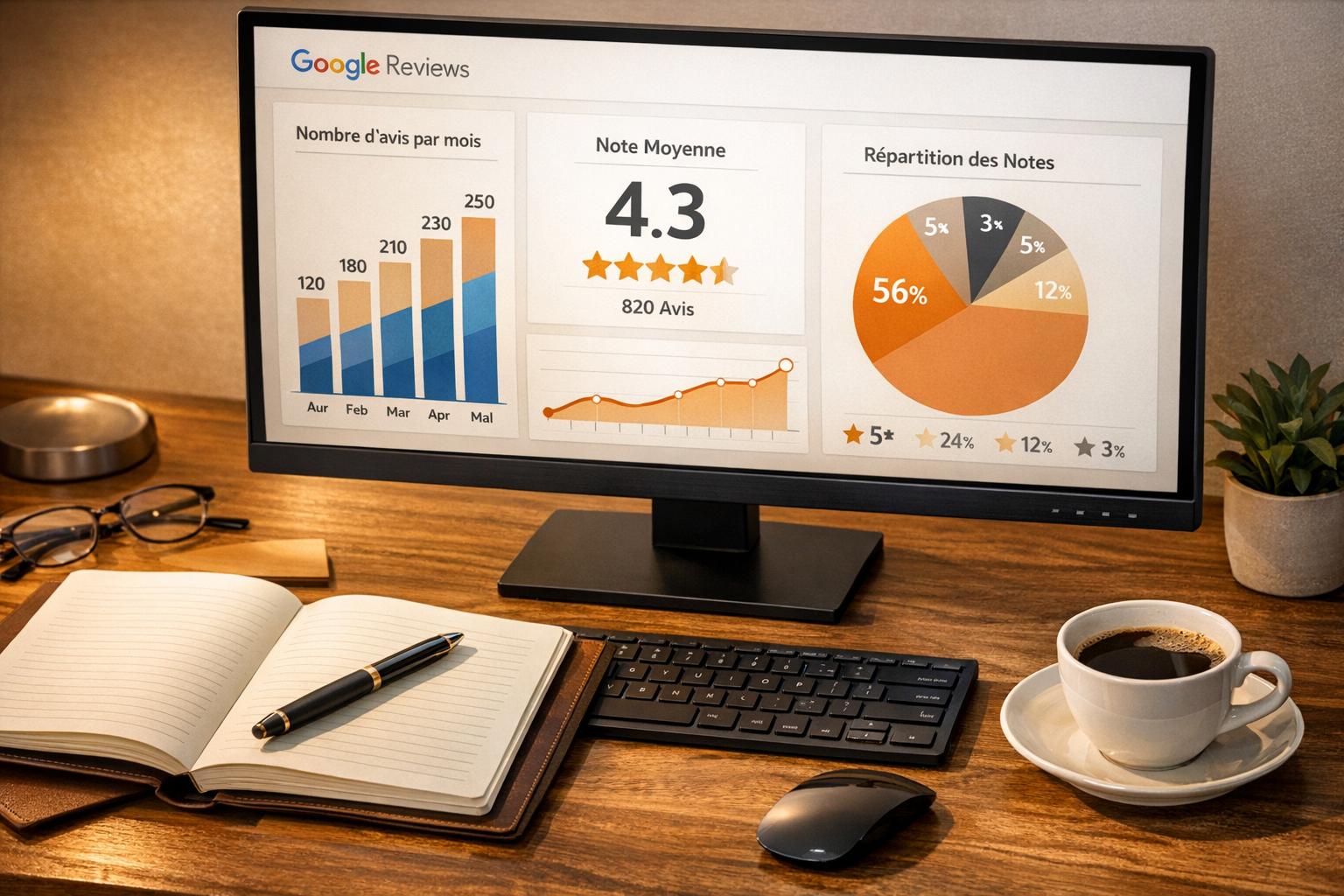 Thumbnail for: Avis Google : comprendre les volumes et notes des concurrents