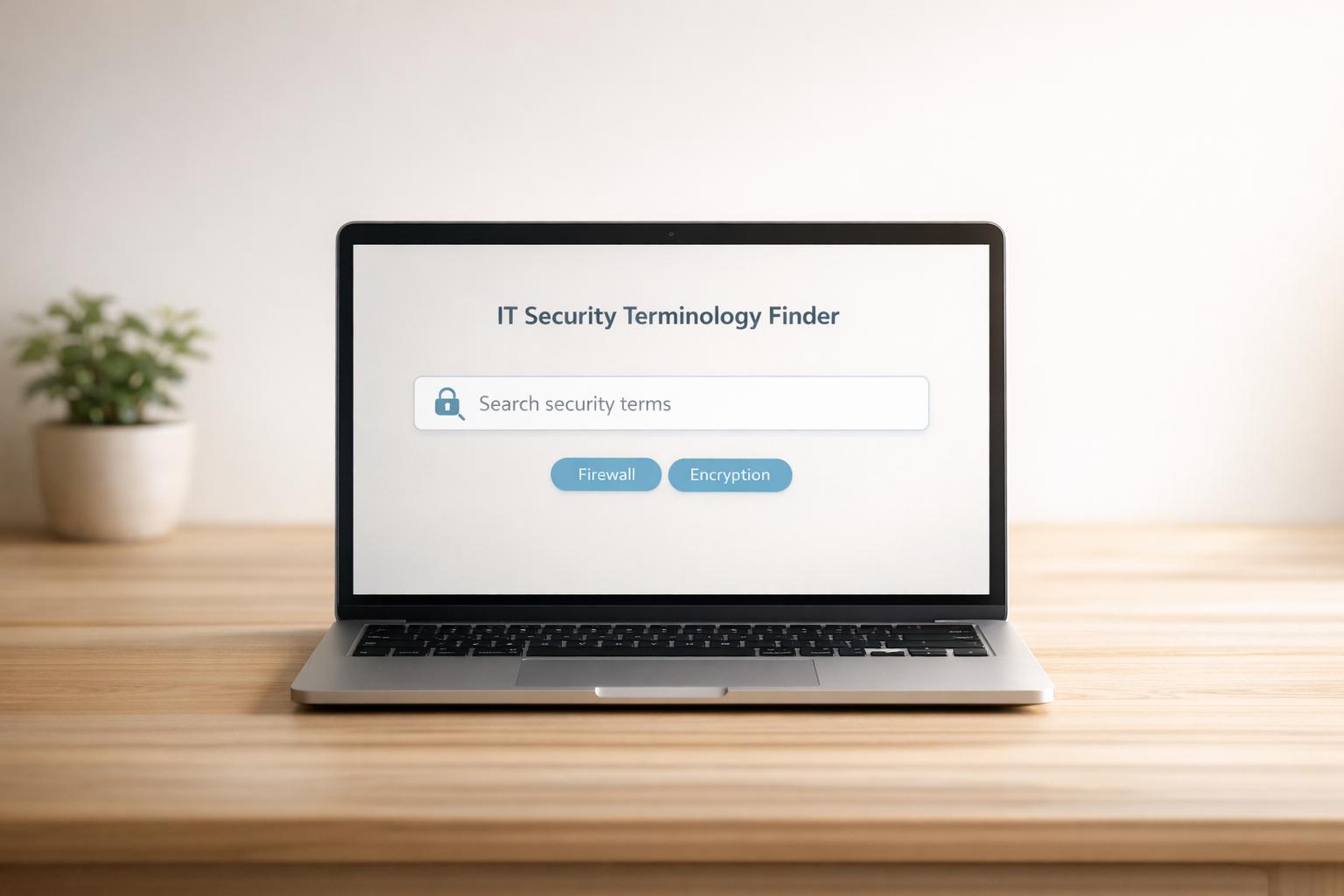 Thumbnail for: IT Security Terminology Finder