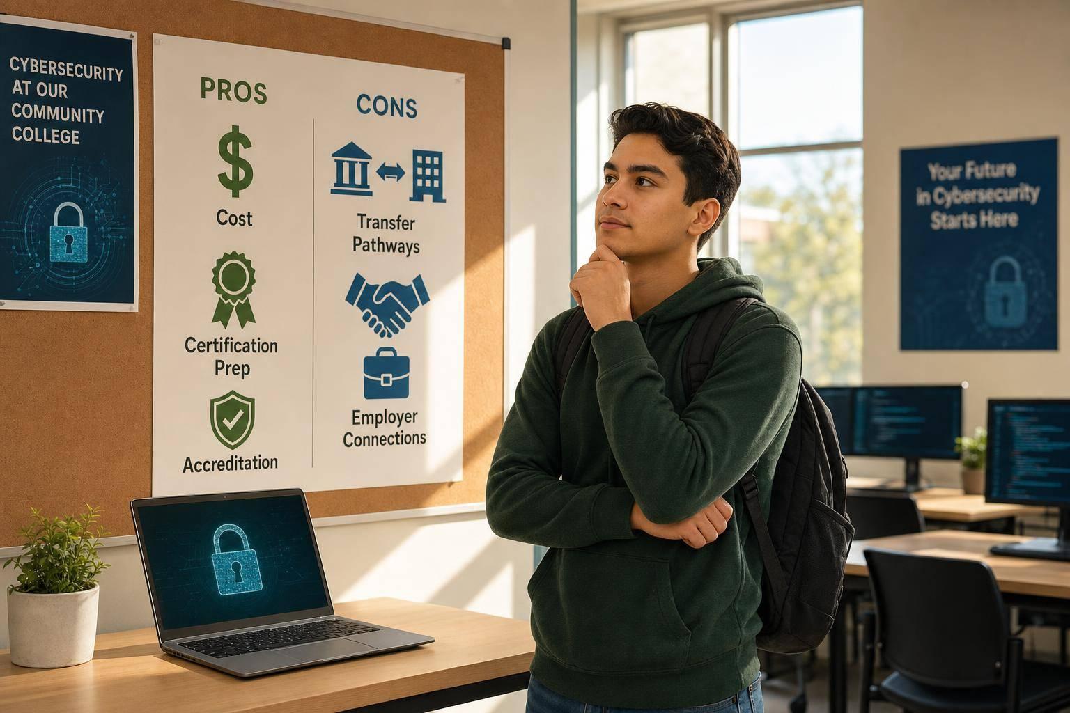 Thumbnail for: Community College Cybersecurity Programs: Pros and Cons