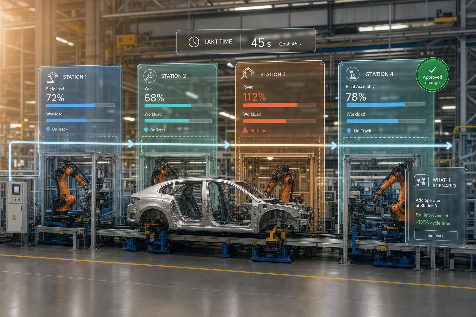 Azure AI for Line Balancing in Manufacturing