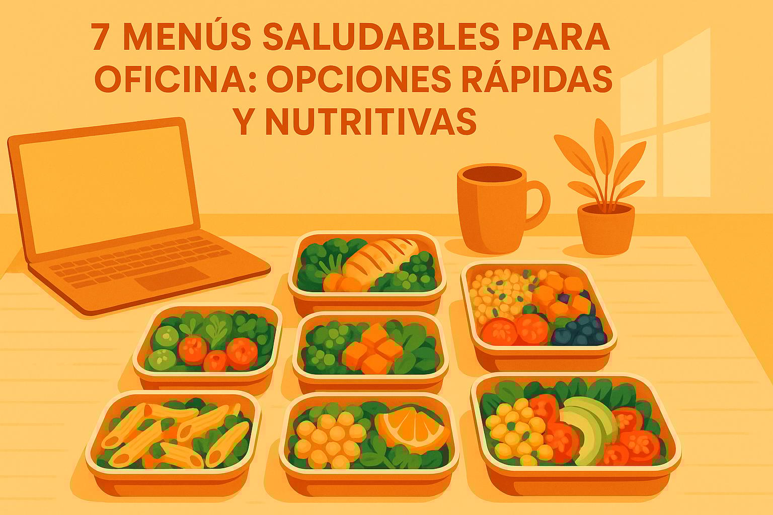 7 Menús Saludables para Oficina: Opciones Rápidas y Nutritivas