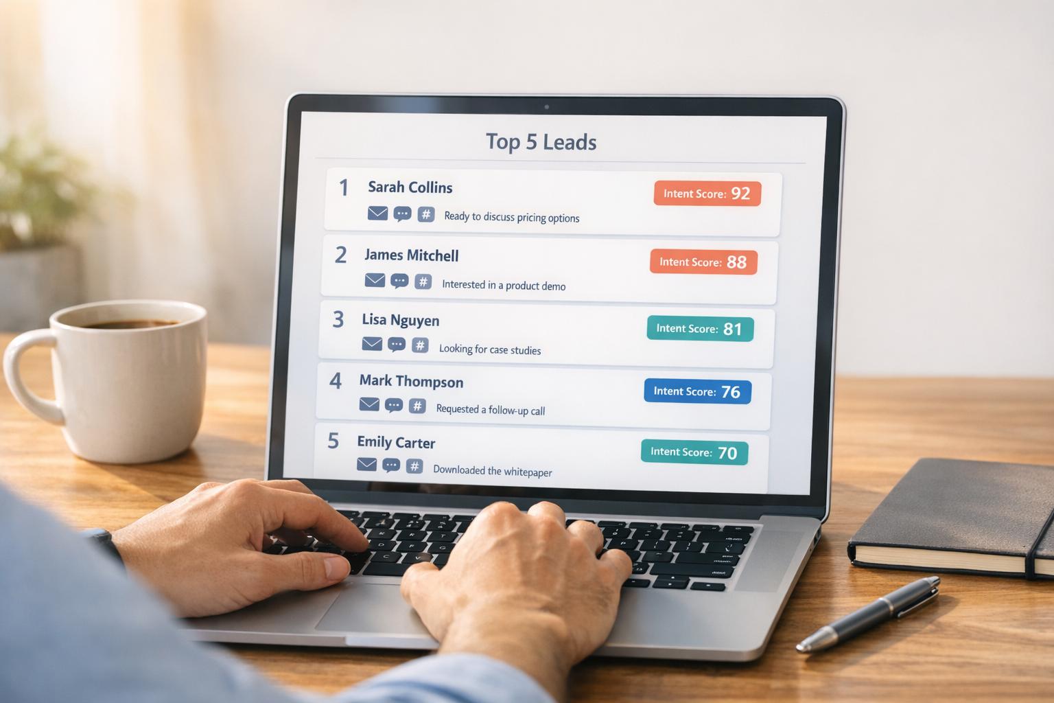 NLP Algorithms for Predictive Lead Scoring
