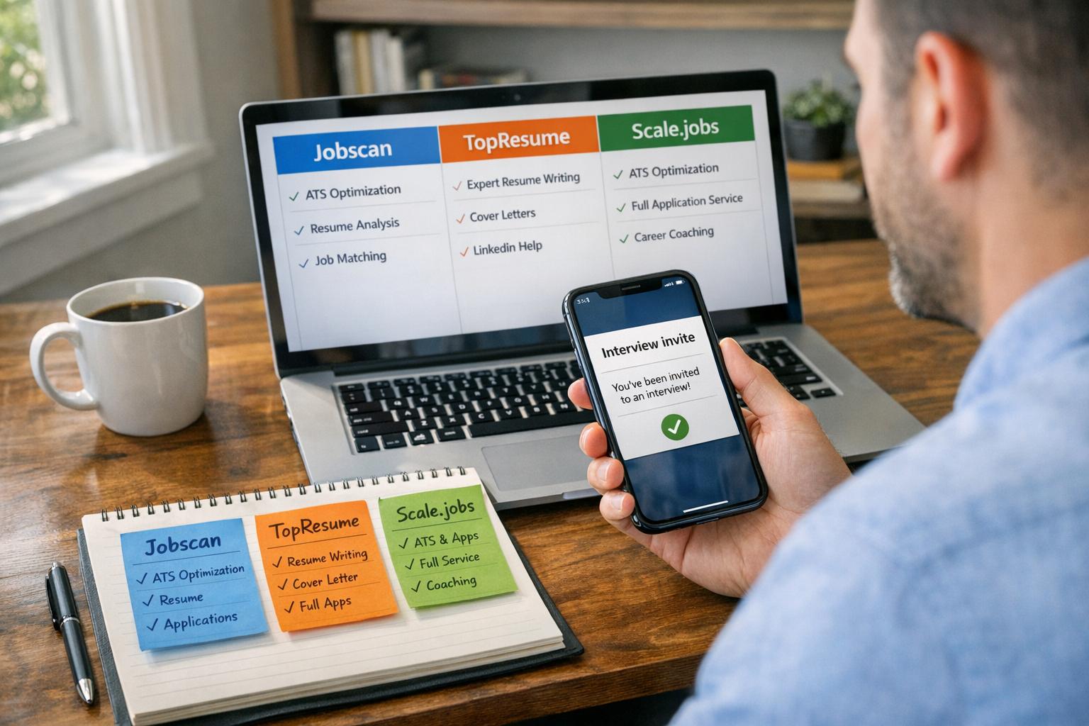Jobscan vs Topresume vs Scale.jobs  -  Which One Actually Gets You Interviews?