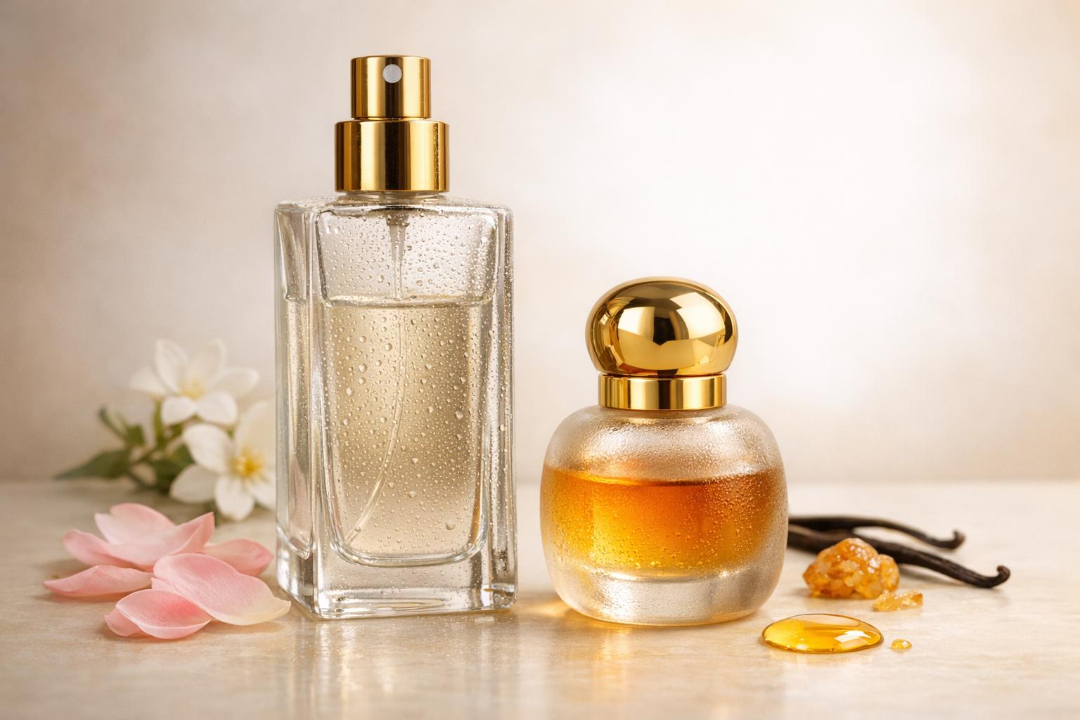 Comment choisir entre huiles de parfum et fragrances à base d’alcool - Beauté article
