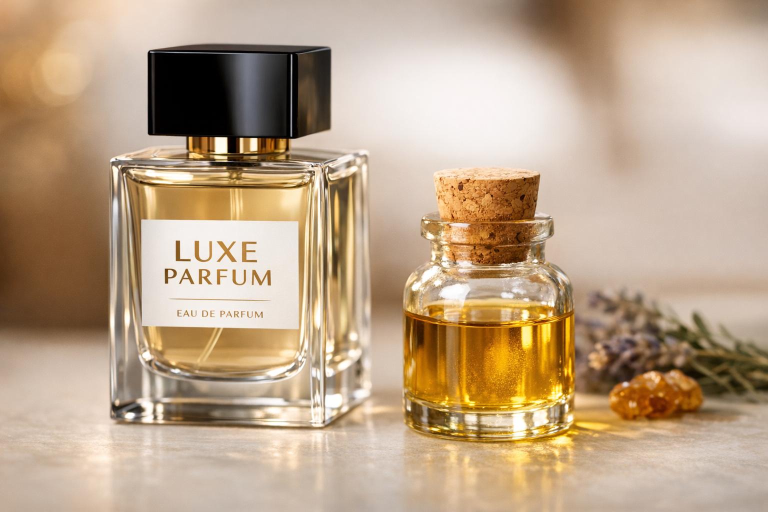 Comparaison entre les parfums aux huiles essentielles et les fragrances de créateurs - Beauté article
