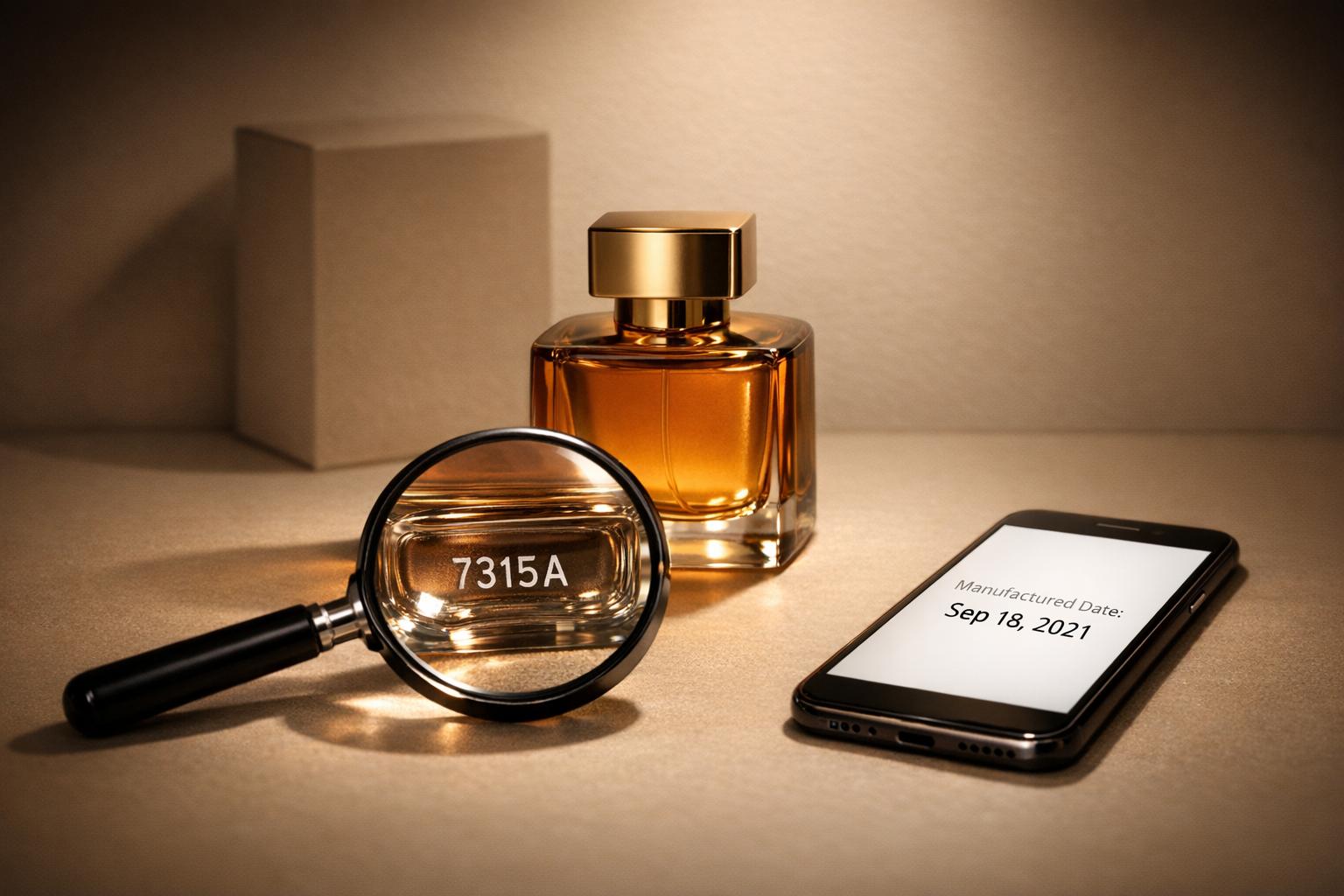 Herramientas de Códigos de Lote para la Verificación de Perfumes - Belleza article