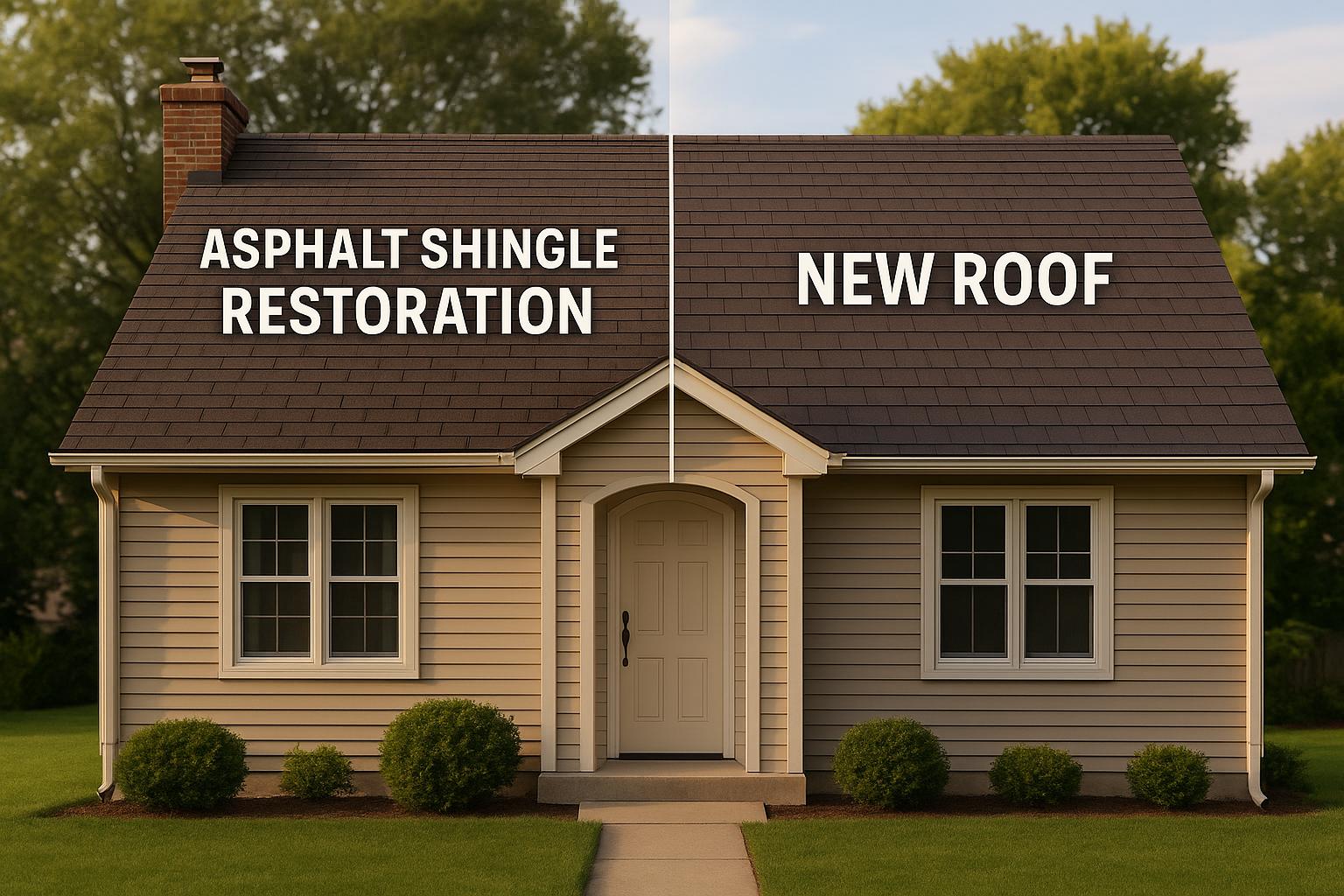 Thumbnail for: Asphalt Shingle Restoration vs New Roof Comparison