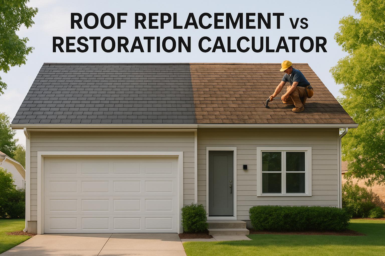 Thumbnail for: Roof Replacement vs Restoration Calculator