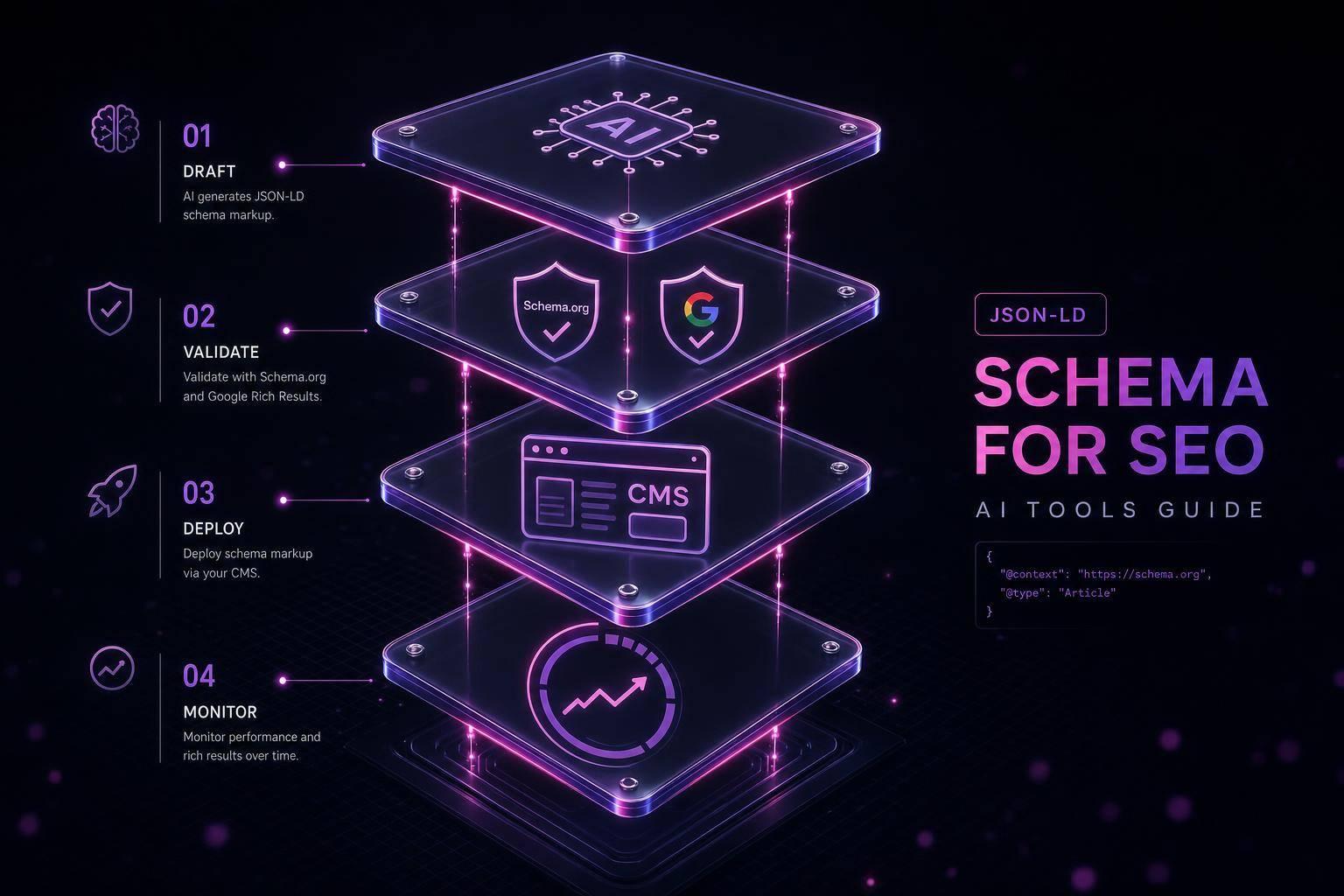 Thumbnail for: JSON-LD Schema for SEO: AI Tools Guide
