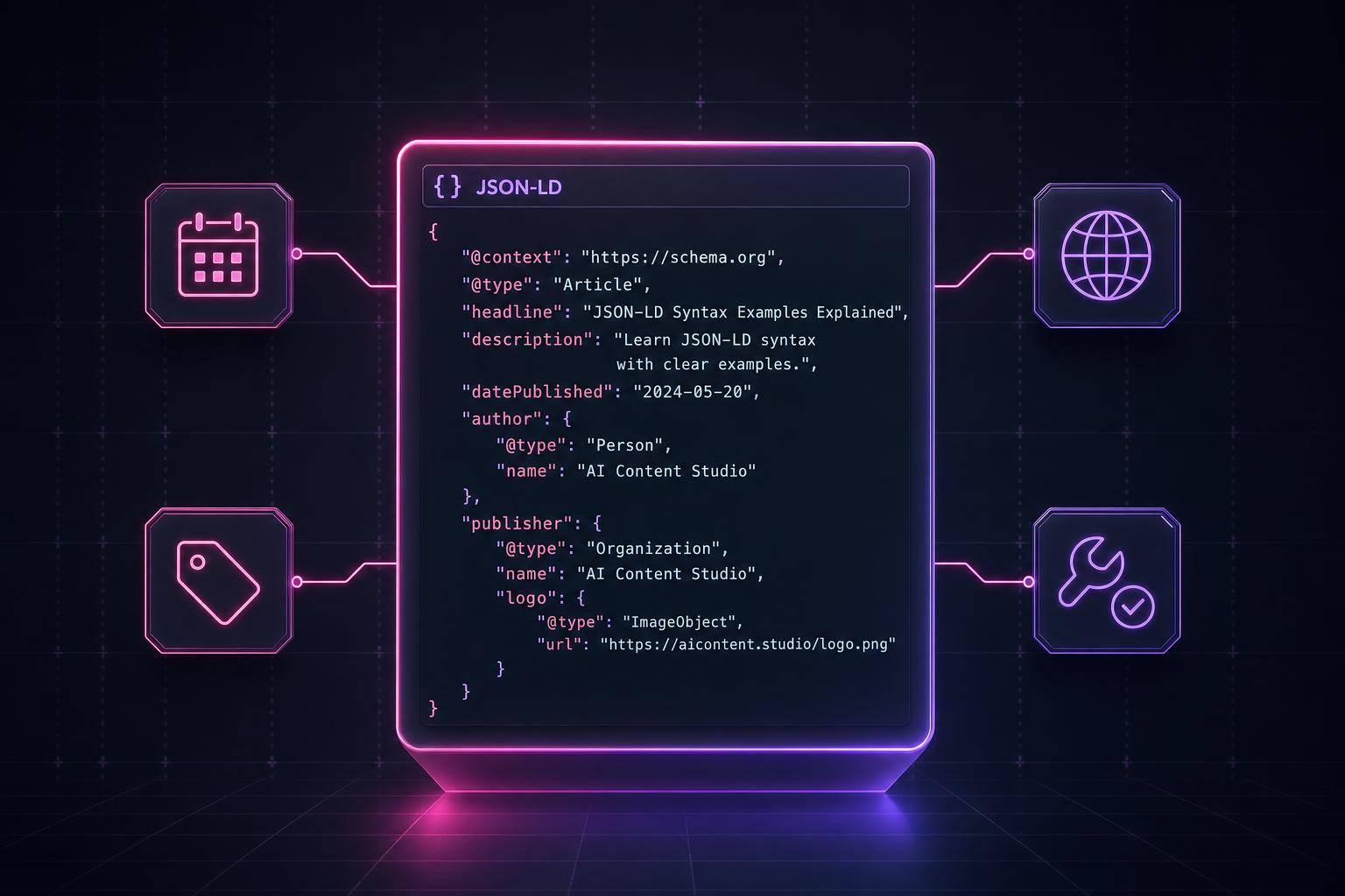 Thumbnail for: JSON-LD Syntax Examples Explained