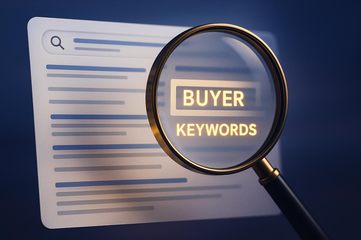 Thumbnail for: How to Fix the #1 B2B SEO Mistake: Target Buyer Keywords
