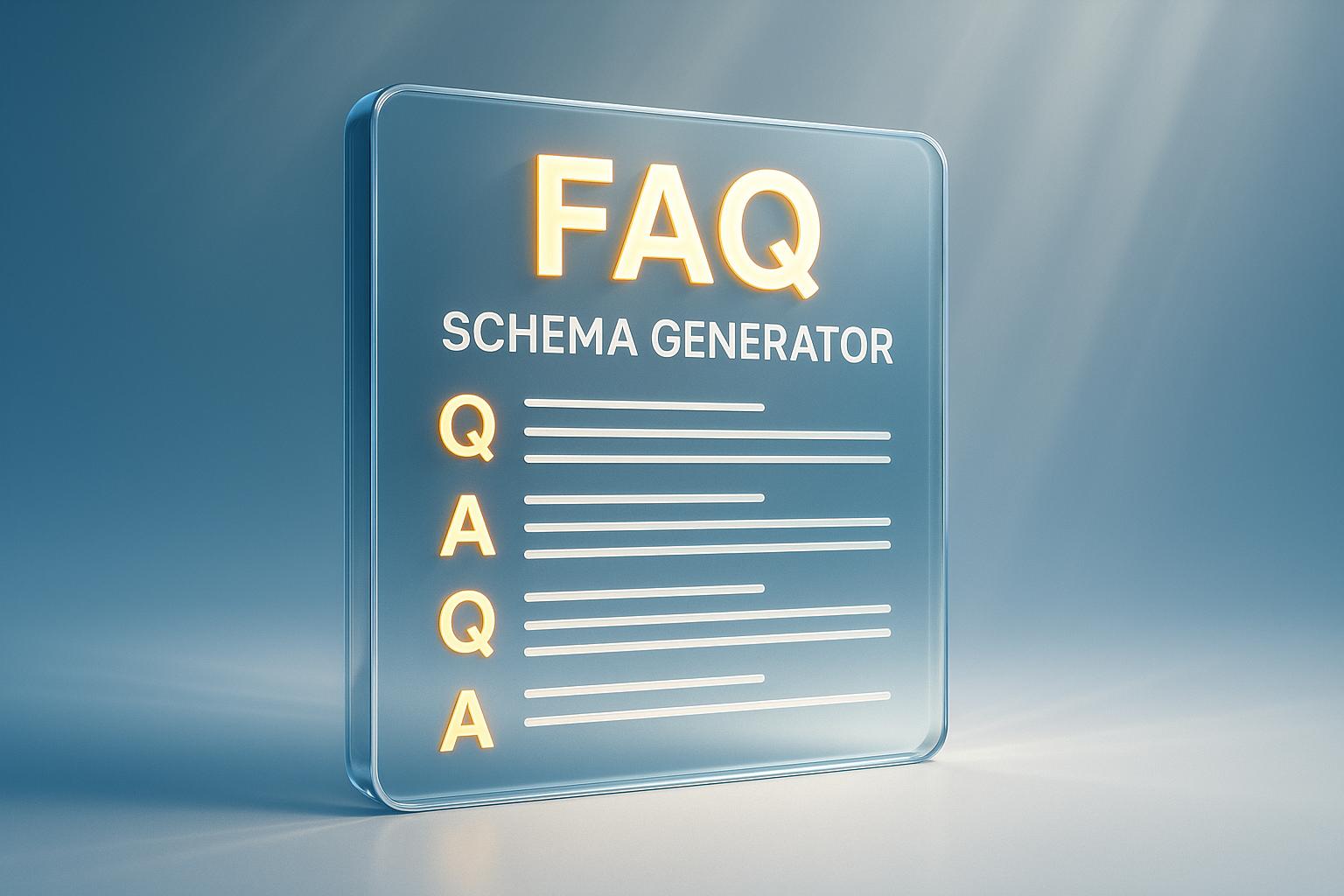 Thumbnail for: FAQ Schema Generator