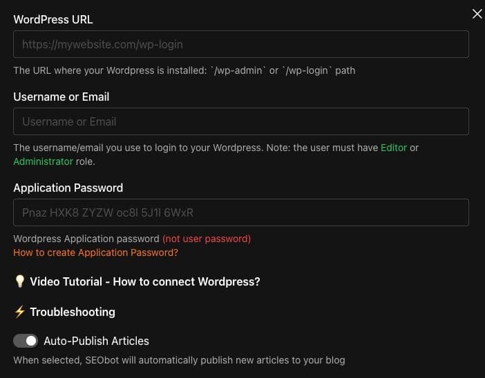 Thumbnail for: WordPress Integration