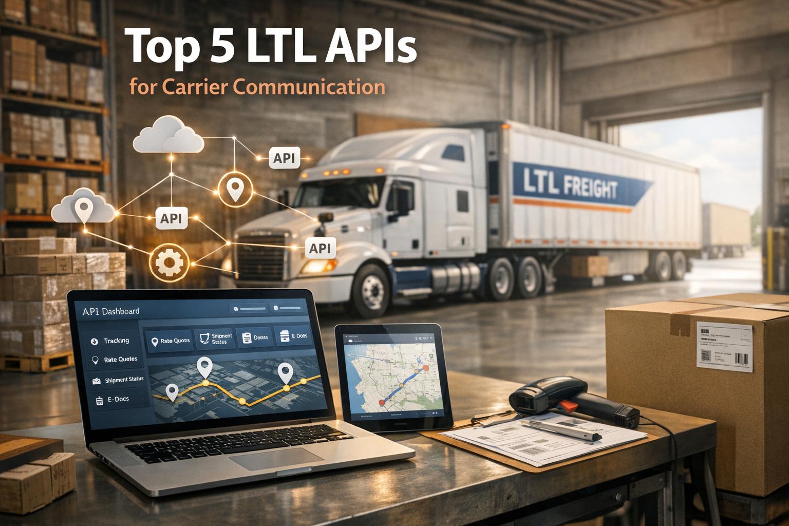 Top 5 LTL APIs for Carrier Communication