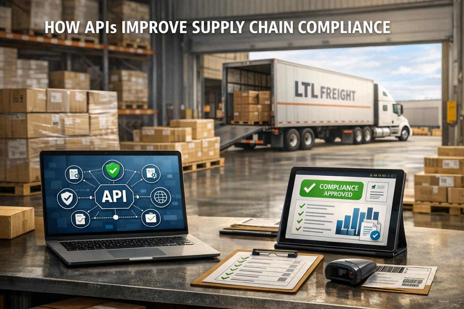 How APIs Improve Supply Chain Compliance