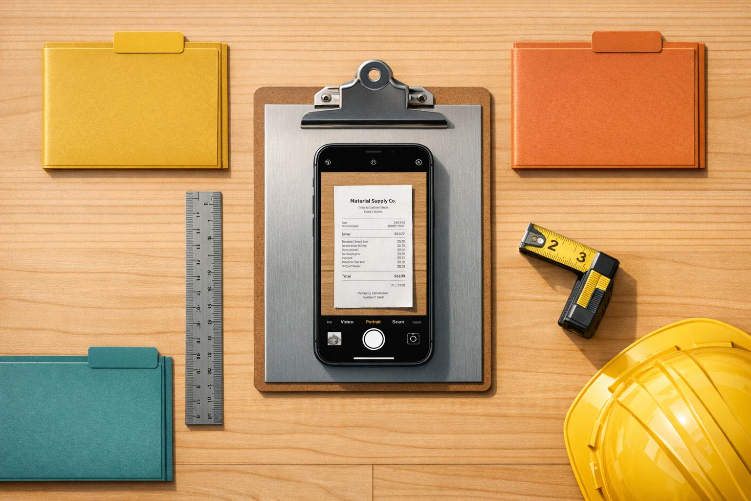 Scan Receipts by Job Site Efficiently
