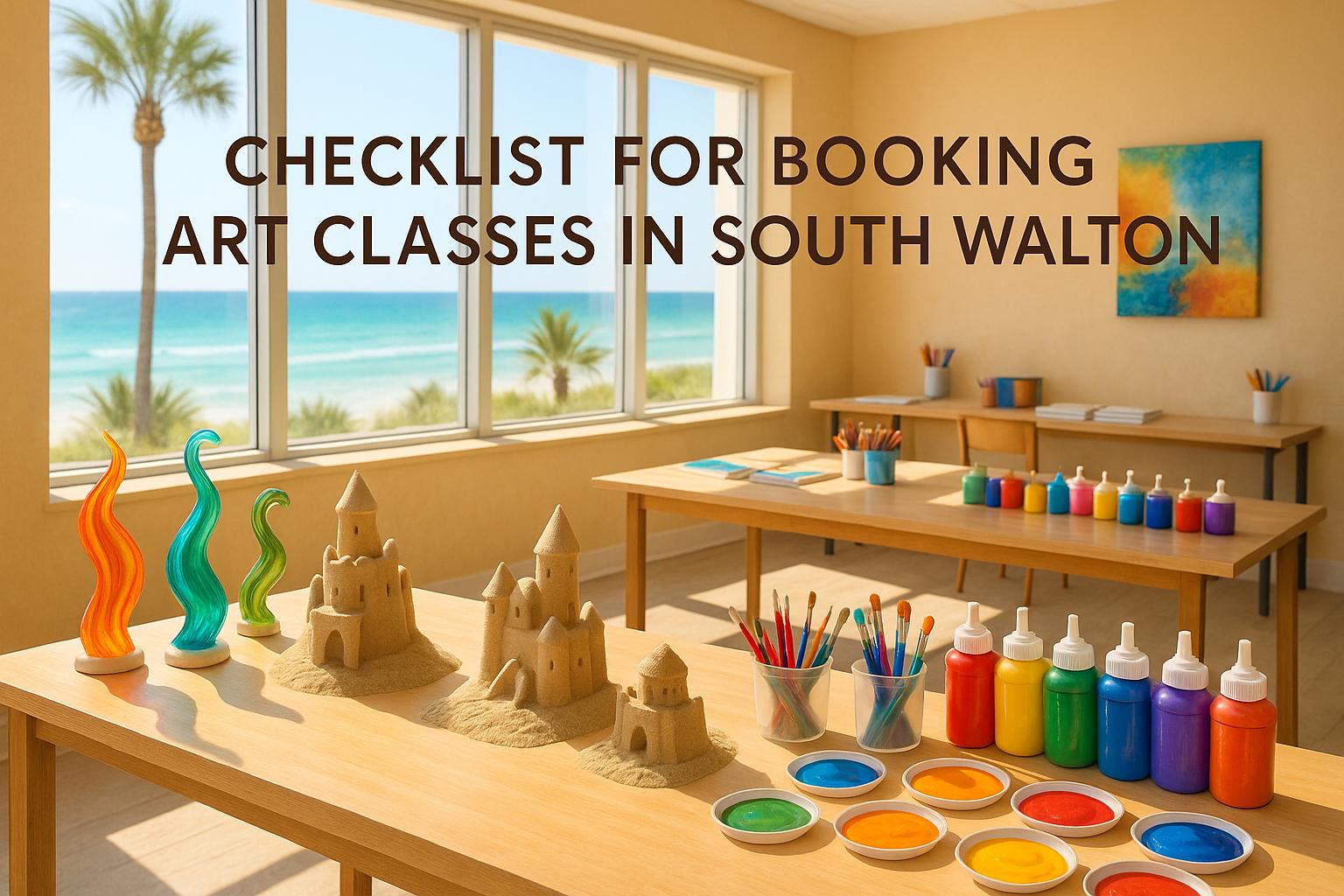 Thumbnail for: Checklist for Booking Art Classes in South Walton