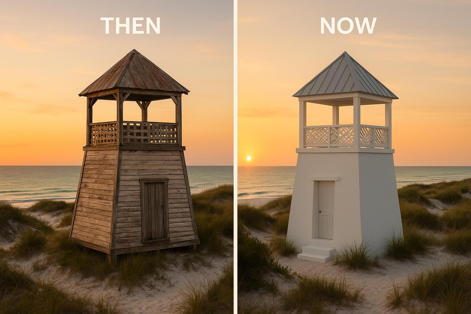 Thumbnail for: Historic Sites in 30A: Then vs. Now