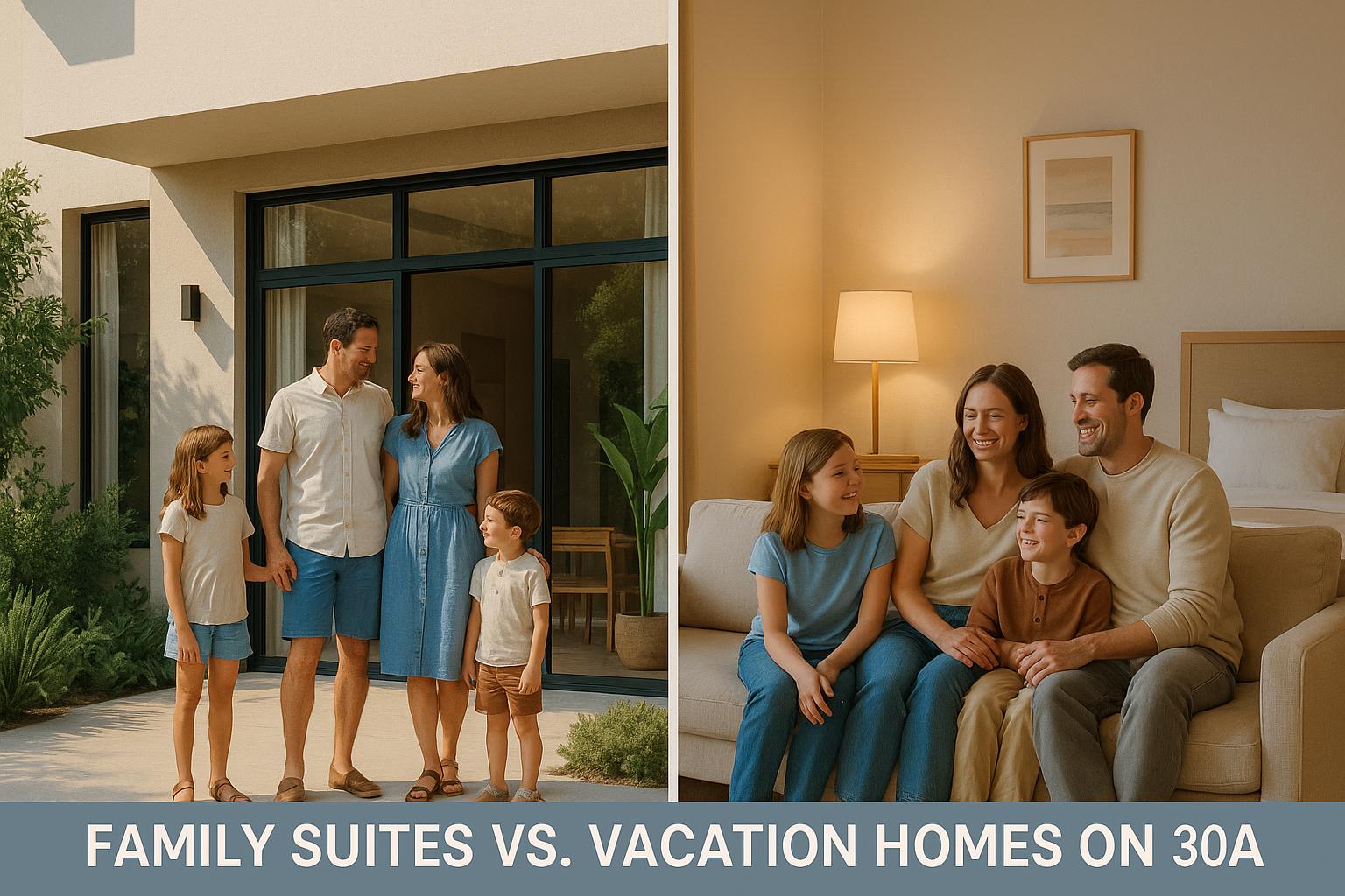 Thumbnail for: Family Suites vs. Vacation Homes on 30A