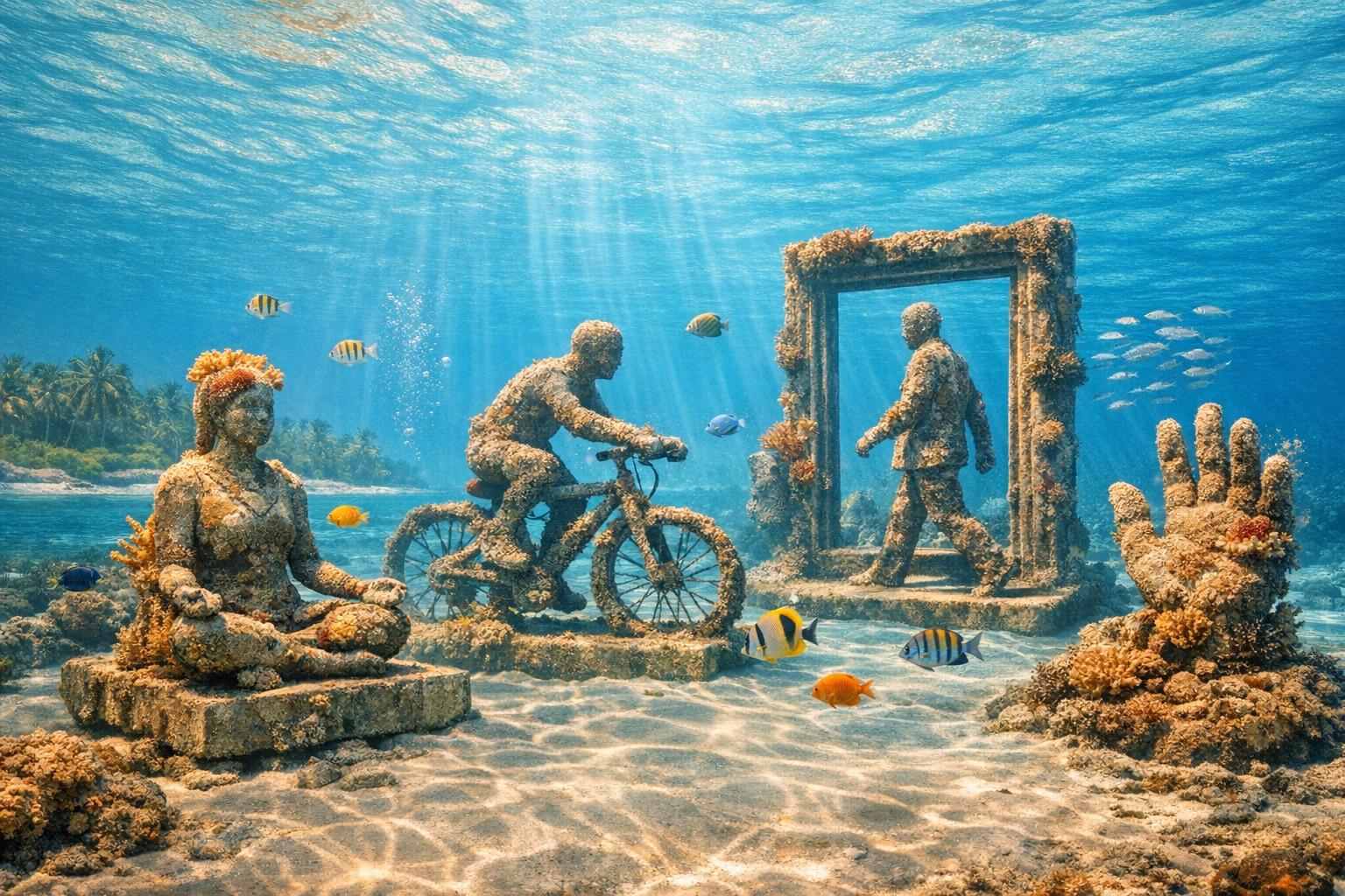 Thumbnail for: Underwater Museum of Art: What to Know