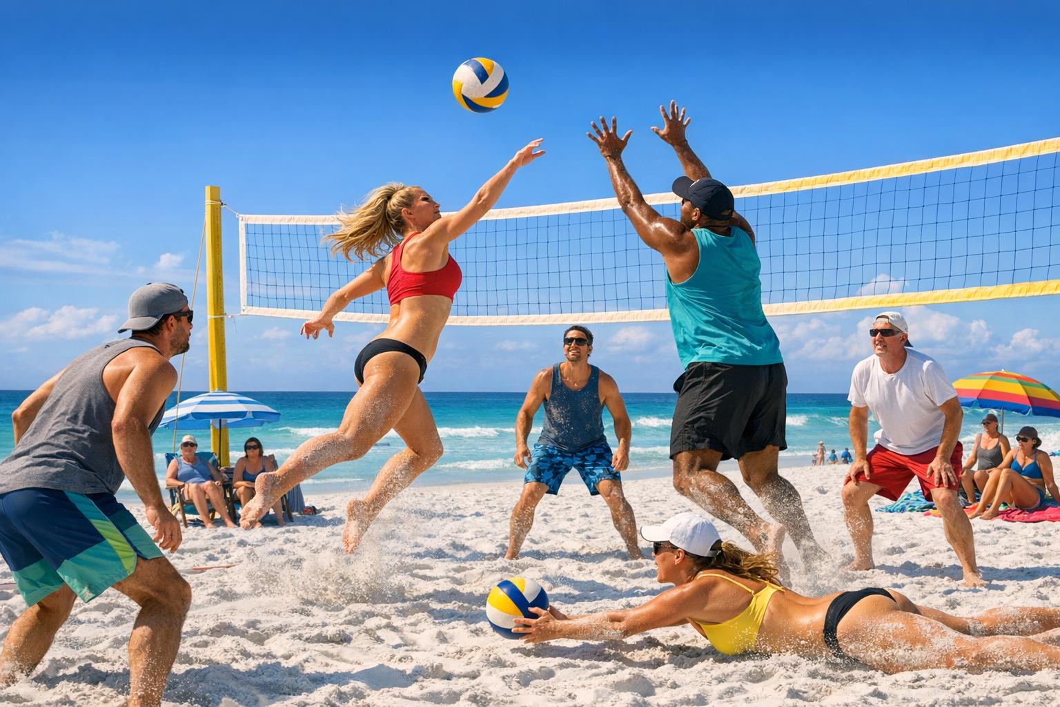 Thumbnail for: How to Join Beach Volleyball Games in South Walton