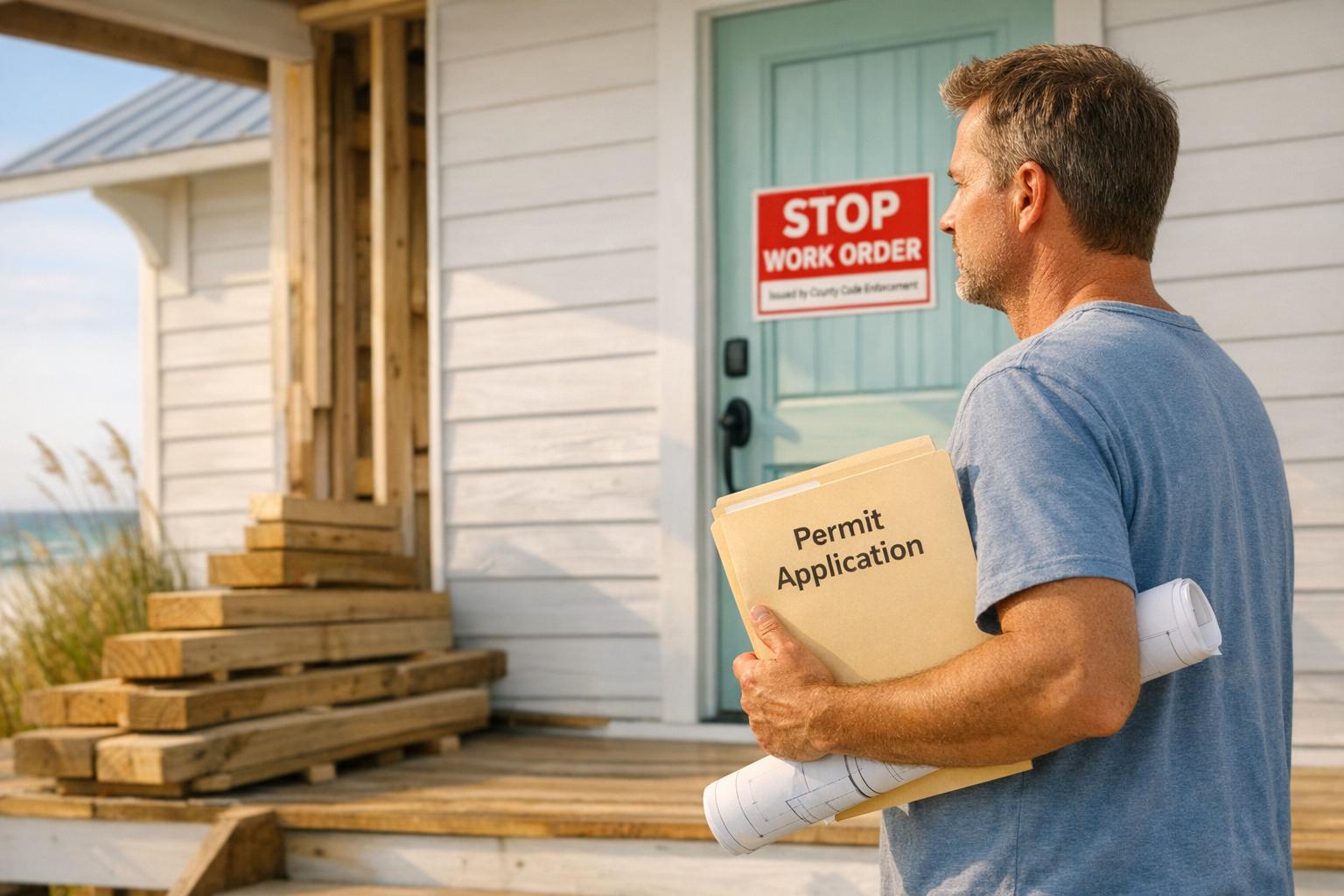 Thumbnail for: Renovation Without Permits: Legal Risks in 30A