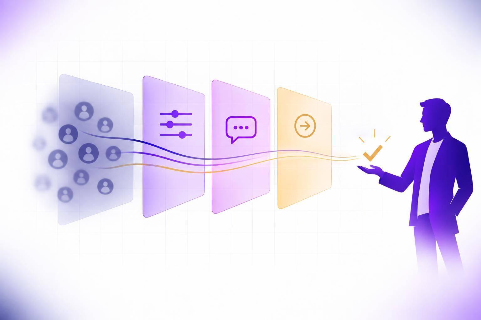 IA conversacional para filtrar y derivar leads