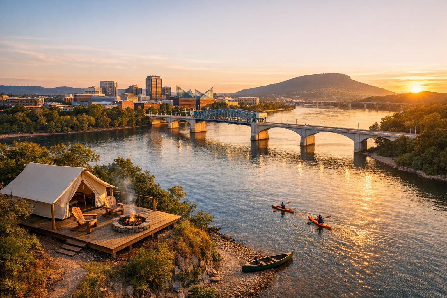 Thumbnail for: Staycation in Chattanooga: Outdoor Stays + Things to Do