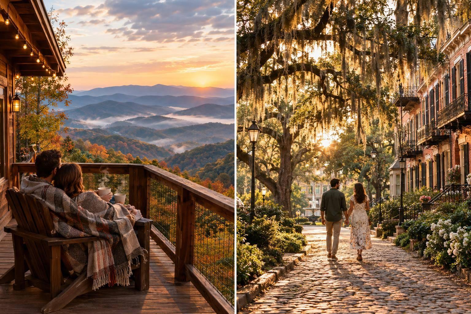 Thumbnail for: Georgia Staycation Ideas: Romantic Getaways + Cabins