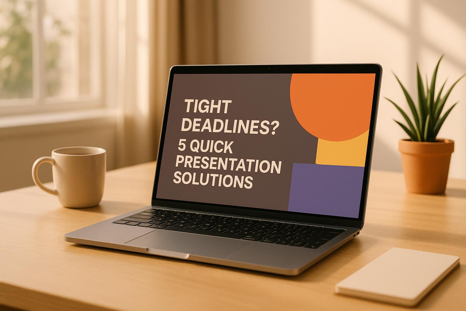 Thumbnail for: Tight Deadlines? 5 Quick Presentation Solutions