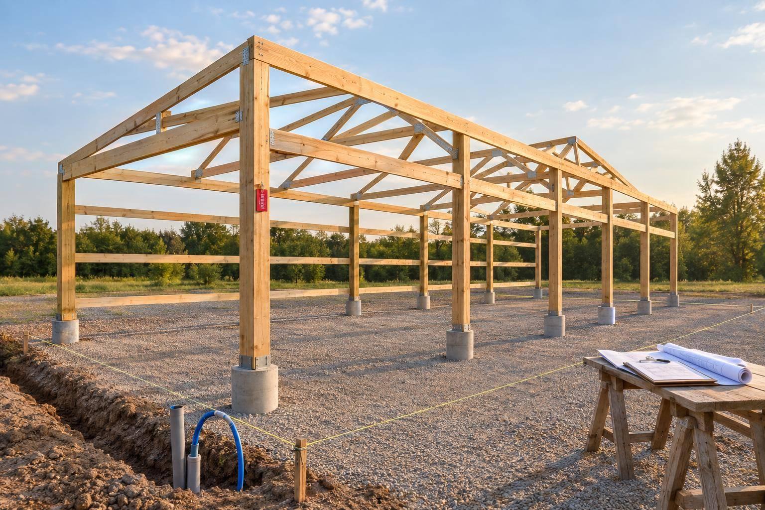What Goes Into Building a Pole Barn or Detached Garage