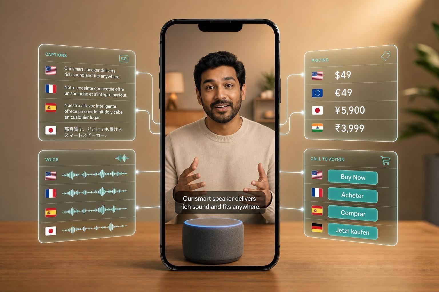 AI Talking Avatars for Multilingual Product Ads