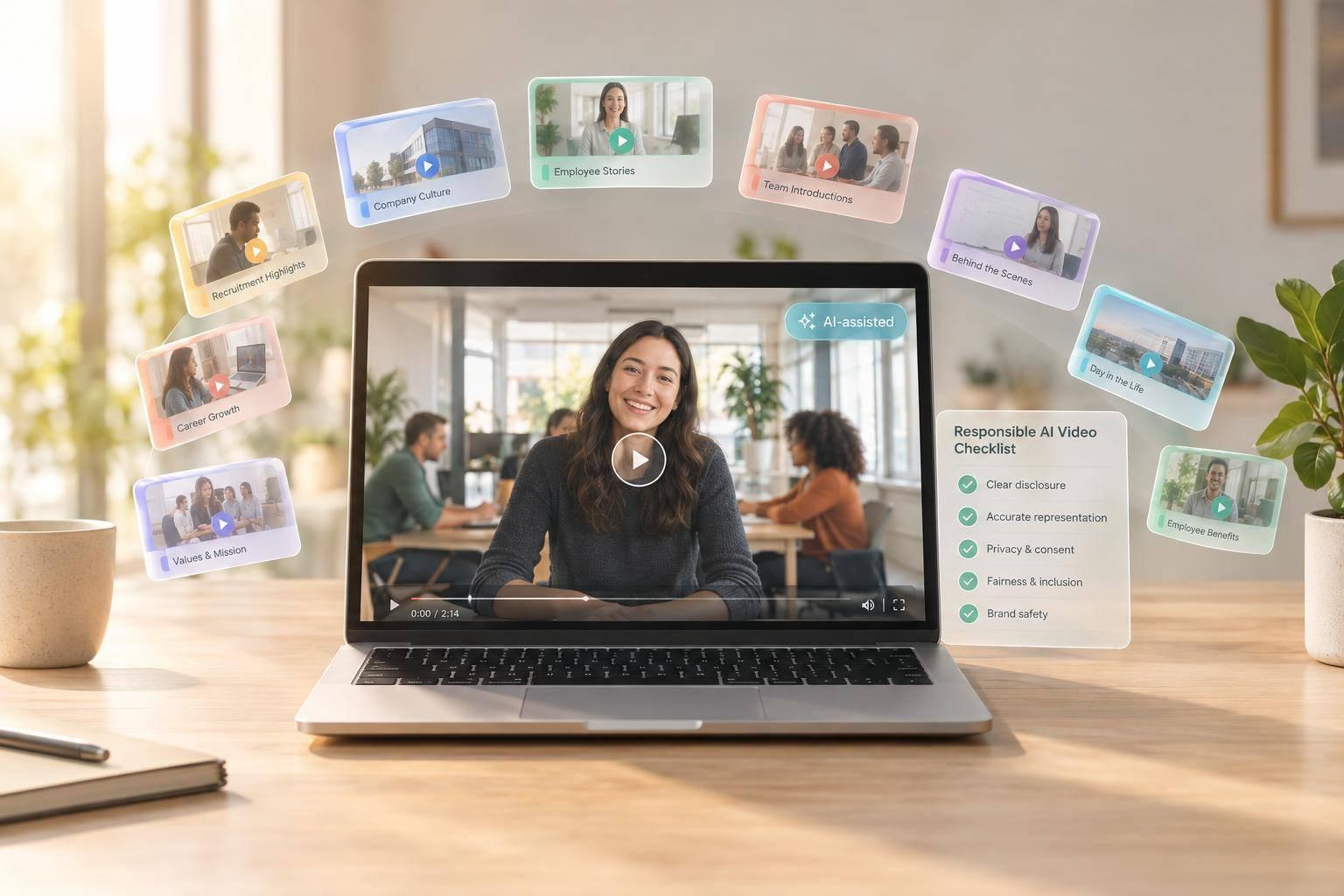 Employer Brand Videos With AI: 10 Use Cases