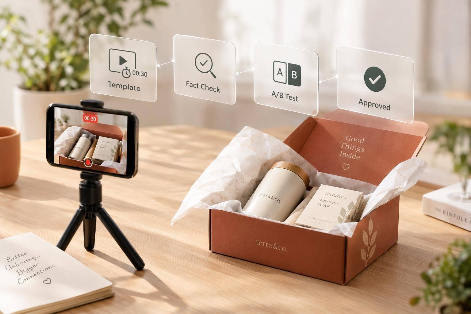 AI Unboxing Video Ads for Subscription Box Brands